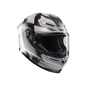 AGV K6 S JIST Asian Fit - ULTRASONIC MATT BLACK/GREYyAWAtBbgz{l̓̌`ɂ킹fUCI oCN/I[goCpttFCXwbg