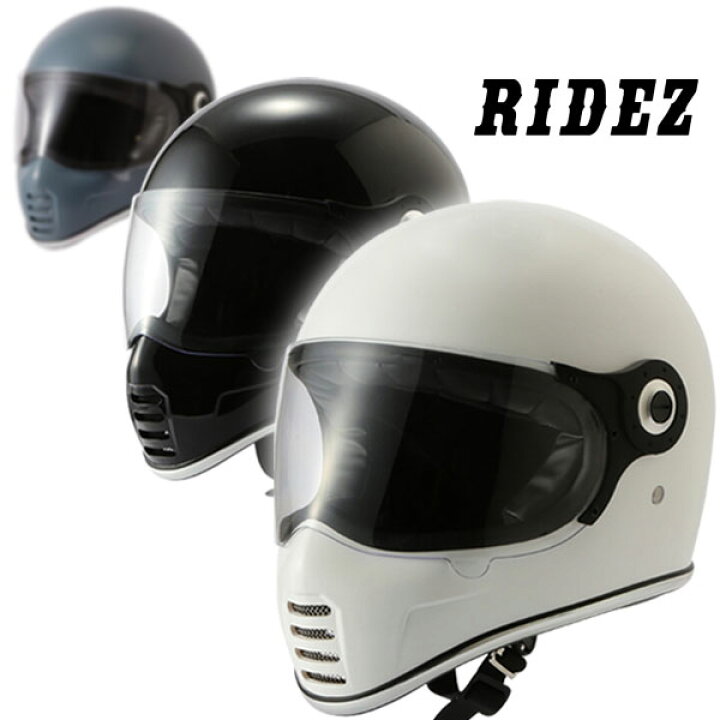 楽天市場】☆送料無料☆RIDEZ RIDEZ XX HELMET NEW＆OLDな雰囲気を持つ 