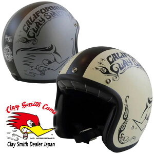 CLAY SMITH(NCX~X) CSY-4015 ClaySmith Jet Helmet oCN/I[goCpWFbgwbg ORION ACE/IIG[X