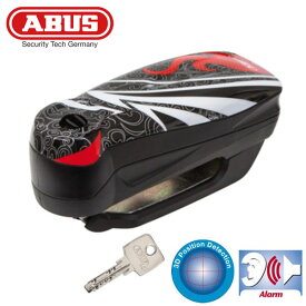 【安心の国内正規品】★送料無料★ABUS アラームディスクロック ディテクト 7000 RS 1 Detecto 7000 RS1 flame black（フレイムブラック）4003318041426