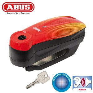 【安心の国内正規品】★送料無料★ABUS アラームディスクロック ディテクト Detecto 7000 RS1 SONIC RED(ソニック レッド)4003318041402