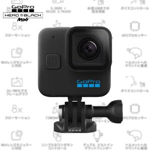 GoPro CHDHF-111-FWFHERO11 Black Mini HERO11Black̃p[RpNgɁAyAVvȃfUCɋÏkB4936080101206