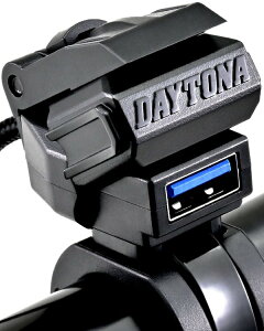 DAYTONA 41545 バイク専用USB電源 QC3.0対応【Type-A 1ポート】急速充電、簡単に取り付けしたい方に /デイトナ