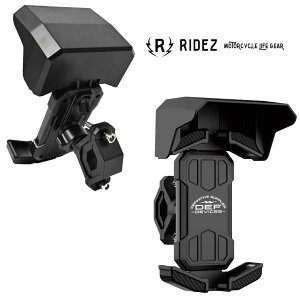 RIDEZ DEF SUNVISOR SMARTPHONE HOLDER �X�}�[�g�t�H�� �z���_�[ DEF-V01