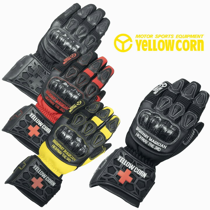 楽天市場】☆送料無料☆YELLOW CORN YG-355W WINTER GLOVE バイク 
