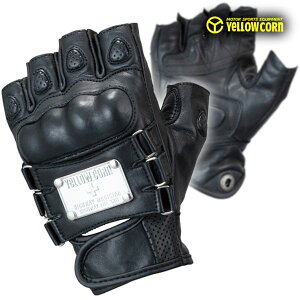 YeLLOWCORN "YG-247S/Leather Half Finger GLOVE" oCN/I[goCpstEātCfBO U[n[tO[u /CG[R[