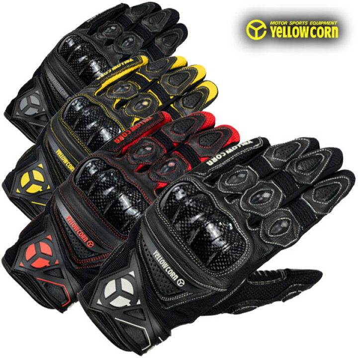 楽天市場】YeLLOW CORN YG-343 MESH GLOVE バイク/オートバイ用【春 