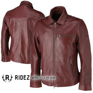 RIDEZ RR VALIANT JACKET WINE RED RR02 C_[XWPbg /CY
