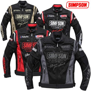 SIMPSON NSM-2202 RIDER'S JACKET C_[XWPbg /g[_[nEX