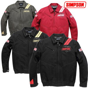 SIMPSON "NSM-2205" RIDER'S JACKET C_[XWPbg /g[_[nEX