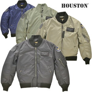 ★送料無料★HOUSTON HTVA-2211W MA-1 M/C JACKET ウインター ジャケット 4点パッド(肩・肘・脊髄・胸部)標準装備 /ヒューストン