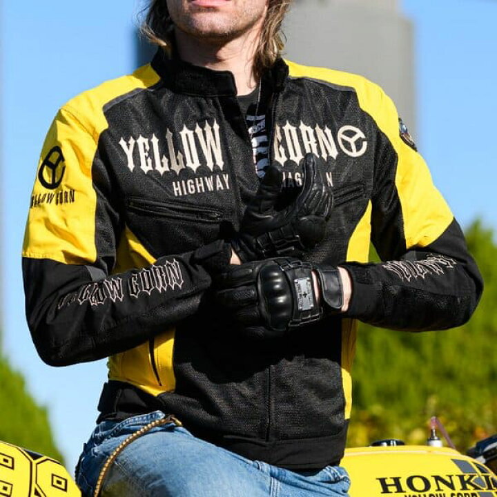 楽天市場】☆送料無料☆YELLOW CORN SEED SJ-4105 MESH JACKET バイク 