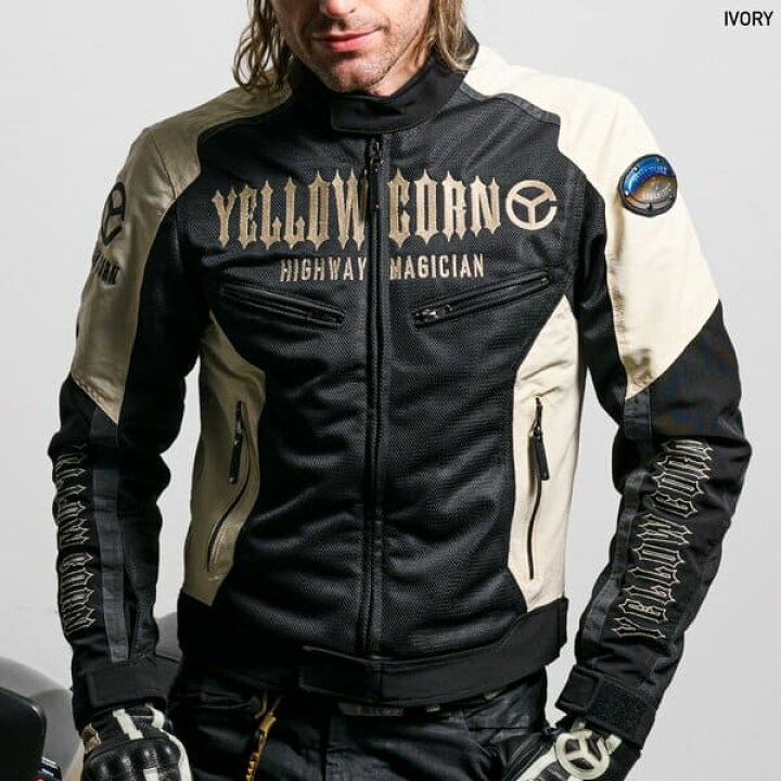 楽天市場】☆送料無料☆YELLOW CORN SEED SJ-4105 MESH JACKET バイク 