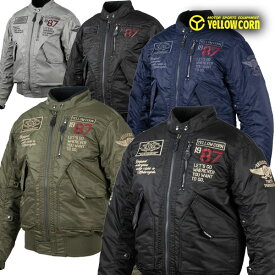 ★送料無料★YeLLOW CORN YB-3302 WINTER JACKET 本格派バイカーズMA-1！ バイク/オートバイ用【秋・冬・春】ライディングウィンタージャケット /イエローコーン