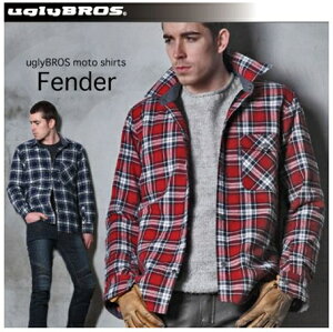  uglyBROS UB3001 MOTOSHIRTS FENDER AO[uX gVc tF_[ Y CfBOVc