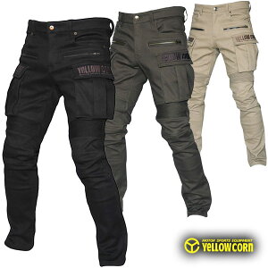 YeLLOW CORN YRP-102 Protective Stretch PantsyXgb`fށEI[V[YΉzoCN/I[goCpCfBOpc /CG[R[