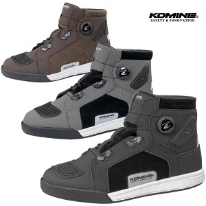 ★送料無料★KOMINE 05-300/BK-300 ダイヤルフィットWPマイクロファイバースニーカー /コミネ