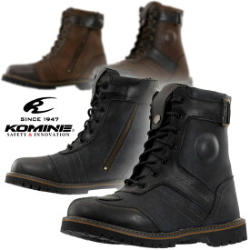 ★送料無料★KOMINE "05-090/SB-90" Vintage Riding Boots タフなルックスのバイク/オートバイ用ヴィンテージライディングブーツ / コミネ