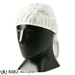 RIDEZ �o���_�i �L���b�v Bandana Cap BC07 �o�C�N/�I�[�g�o�C�p /���C�Y4527625130487