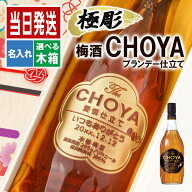 梅酒 名入れ お酒 酒 CHOYA チョーヤ ギフト プレゼント 記念品 開店祝い 結婚祝い 出産祝い 結婚記念日 …