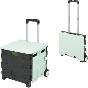 �L�����[�J�[�g 2�� �܂肽���� �ӂ��t�� �V���b�s���O�J�[�g �X�g�b�p�[�t�� 360°��] �É��L���X�^�[ �������J�[�g �A�E�g�h�A �ω׏d30kg(45L) �y�� carriecart-2