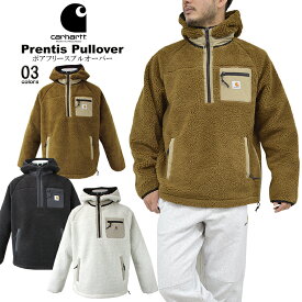 carhartt カーハート WORK IN PROGRESSPRENTIS PULLOVERボアフリースプルオーバーcarhartt/m/new EUモデル パーカーPrentis Pullover アウターCarhartt WIP【税込3,980円以上で送料無料】【即納/あす楽】