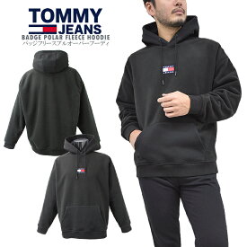 TOMMY JEANS トミージーンズバッジフリースプルオーバーフーディtommy/m/newEUモデル BADGE POLAR FLEECE HOODIEユニセックス【clearance sale限定】【即納/あす楽】【プレゼントに】【CLOSE OUT SALE限定】