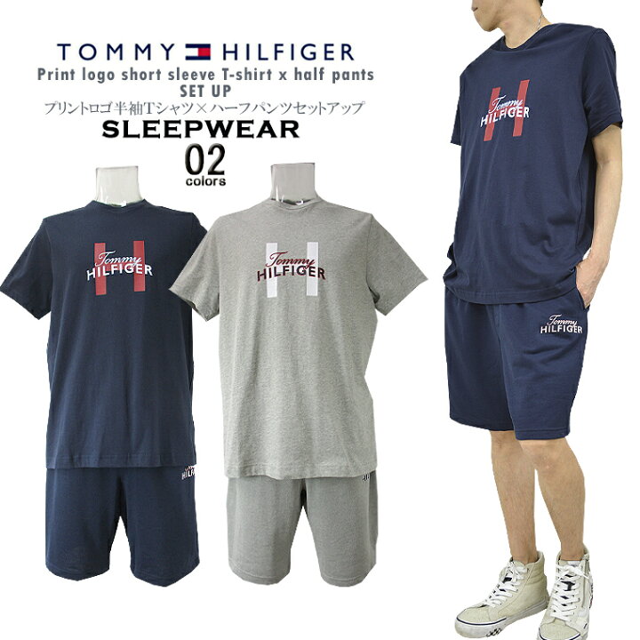 楽天市場】TOMMY HILFIGER トミーヒルフィガープリントロゴ半袖Tシャツ 