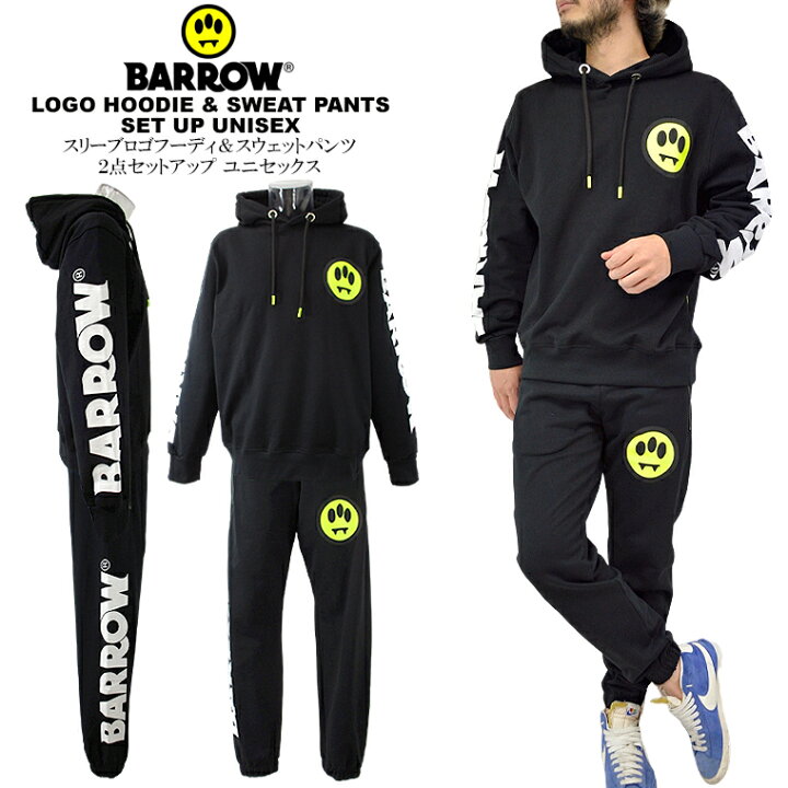 BARROWスウェットセットアップ