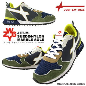 W6YZ ウィズ ジェットエム スニーカーJET-M SUEDE/NYLON MARBLE SOLEw6yz/m/newシューズ ローカット カモフラソールメンズ靴 イタリア ブランド【clearance sale限定】【CLOSE OUT SALE限定】【即納】