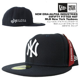 NEW ERA×ALPHA INDUSTRIESニューエラ×アルファ インダストリーズMLB ニューヨークヤンキース 59FIFTY コラボキャップnewera/newNEW ERA×ALPHA INDUSTRIES 59FIFTY FITTED HAT帽子 熱中症対策【clearance sale限定】【CLOSE OUT SALE限定】