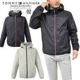 TOMMY HILFIGER トミーヒルフィガーフーデッドウインドブレーカーtommy/m/newナイロンジャケット 通気性 耐水性抜群レインジャケット ユニセックス 男女兼用【clearance sale限定】【即納】【closeout sale限定】