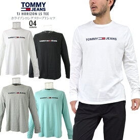 TOMMY JEANS トミージーンズホライゾンロングスリーブTシャツtommy/m/new「TJ HORIZON LS TEE」USモデル男女兼用 長袖 ユニセックス ロンティー ロンTEE【clearance sale限定】【CLOSE OUT SALE限定】【メール便】【ネコポス配送】