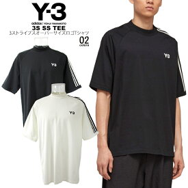 Y-3 ワイスリー3ストライプスオーバーサイズロゴTシャツ3S SS TEE ヨージ・ヤマモト アディダス3本線 スリーストライプ 半袖 カットソー クルーネックユニセックス 男女兼用【clearance sale限定】【CLOSE OUT SALE限定】【送料無料】【メール便】