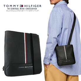TOMMY HILFIGER トミーヒルフィガーセントラルミニクロスオーバーボディバッグTH CENTRAL MINI CROSSOVER肩掛け ユニセックス コンパクトエコレザー 軽量 ギフト【clearance sale限定】【CLOSE OUT SALE限定】【即納】