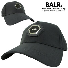 BALR. ボーラーヘキサゴンロゴクラッシックキャップHexline Classic Cap ユニセックス 帽子ゴルフキャップ ラグジュアリー メタルプレート ベースボールキャップアジャスター調整可能【楽天スーパーSALE限定】【即納】【closeout sale限定】【即納】