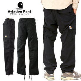 carhartt WIP カーハート・ダビュルーアイピーアヴィエーションパンツAVIATION PANT6ポケット ストレート ボトムス ワークパンツ チノパンSlim fit Low waistスクエアラベル アウトドア 定番 ベーシック【税込3,980円以上で送料無料】【即納】