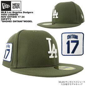 NEW ERA ニューエラMLB ロサンゼルス・ドジャース 大谷翔平モデル 59FIFTY キャップMLB 5950 LOSDOD NOV OHTANI 17 24オーセンティックモデル フラットキャップ野球 応援グッズ【楽天スーパーSALE限定】【即納】【closeout sale限定】