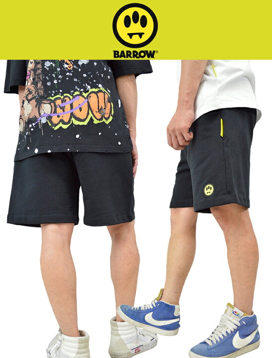 楽天市場】BARROW バロウスウェットショートパンツSWEAT SHORTS UNISEX 