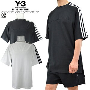 Y-3 ���C�X���[�X���[�X�g���C�v�V���[�g�X���[�uT�V���cM 3S SS TEE ���[�W�E���}���g �A�f�B�_�X���� ��TEE �J�b�g�\�[ �N���[�l�b�N 3STRIPE ���O�����X���[�u���j�Z�b�N�X �j�����p�y��������