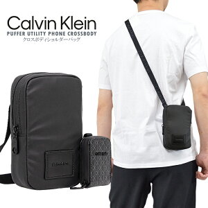 Calvin Klein �J���o���E�N���C���N���X�{�f�B�V�����_�[�o�b�OPUFFER UTILITY PHONE CROSSBODY���z �X�}�z���[�� �R�C���|�[�`�t �N���X�{�f�B�o�b�O 2WAY�o�b�O ���M�t�g �v���[���g �j�����p ���j�Z�b