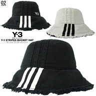 Y-3 ワイスリーストライプバケットハットY-3 STRIPES BUCKET HAT ヨージ・ヤマモト アディダスユニセック…