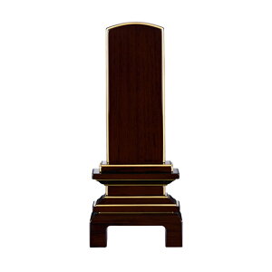 【位牌】【唐木位牌】京の梅漆仕上げ 紫檀 4.0号