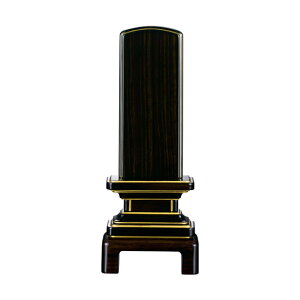 【位牌】【漆塗】唐木漆 京霞 黒檀 3.5号