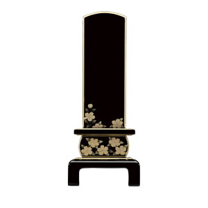 【蒔絵位牌】京の香 山吹 4.5号