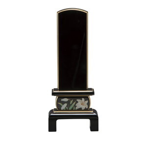 【蒔絵位牌】京の春 ゆり 4.5号