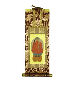 【掛軸】【日蓮宗】大黒天 (脇掛左) 30代