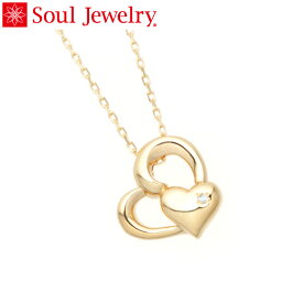 遺骨ペンダント Soul Jewelry ハートI K18 イエローゴールド　『ダイヤモンド』 （予定納期約4週間）