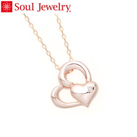 遺骨ペンダント Soul Jewelry ハートI K18 ローズゴールド　『ダイヤモンド』 （予定納期約4週間）