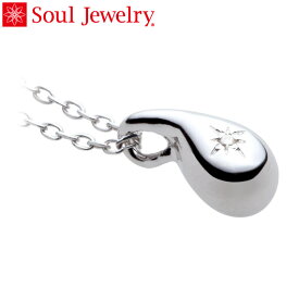 遺骨ペンダント Soul Jewelry ドロップ シルバー925・ダイヤモンド